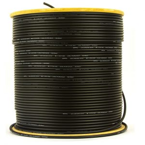 Cabo de Guitarra Blindagem Espiral 0.30 - Preto 20 Metros