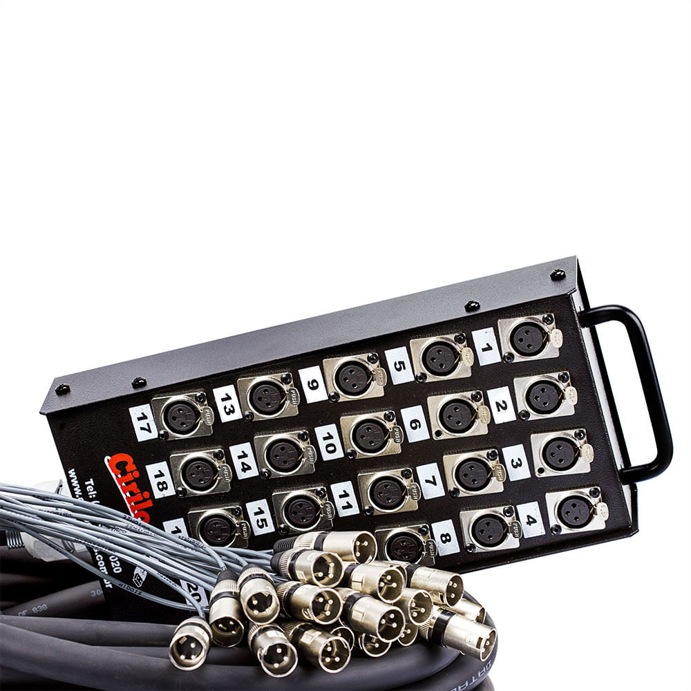Medusa 20 Vias com Conectores XLR Neutrik - 50 Metros - Imagem 2