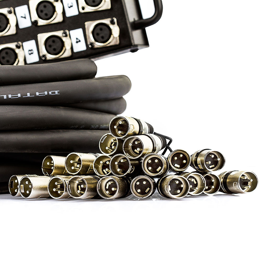 Medusa 20 Vias Montada Conectores Amphenol - 10 Metros - Imagem 3