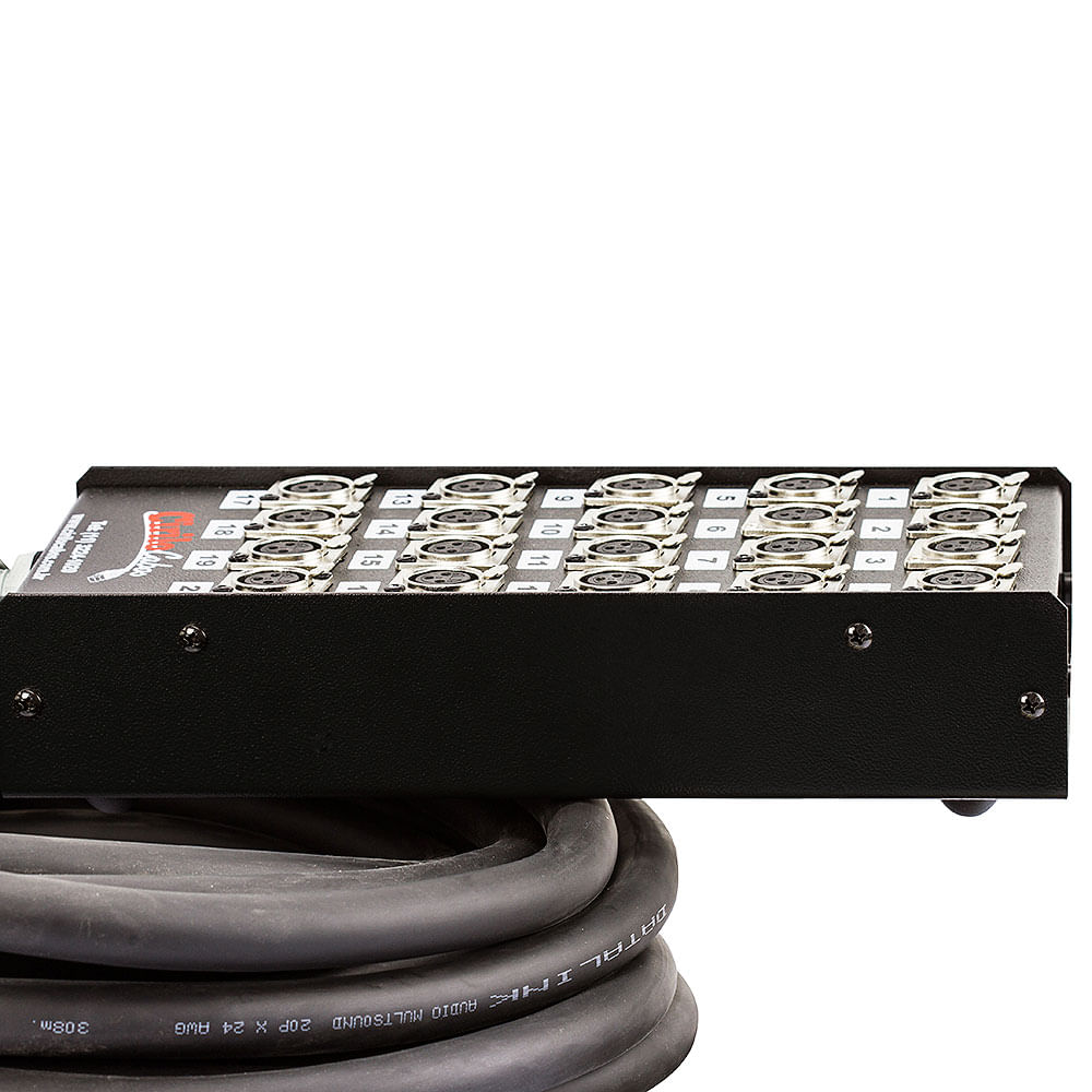 Medusa 20 Vias Montada Conectores Amphenol - 20 Metros - Imagem 4