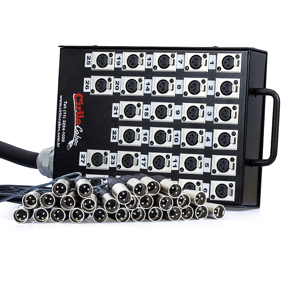 Medusa 36 Vias Montada Conectores Amphenol - 15 Metros - Imagem 2