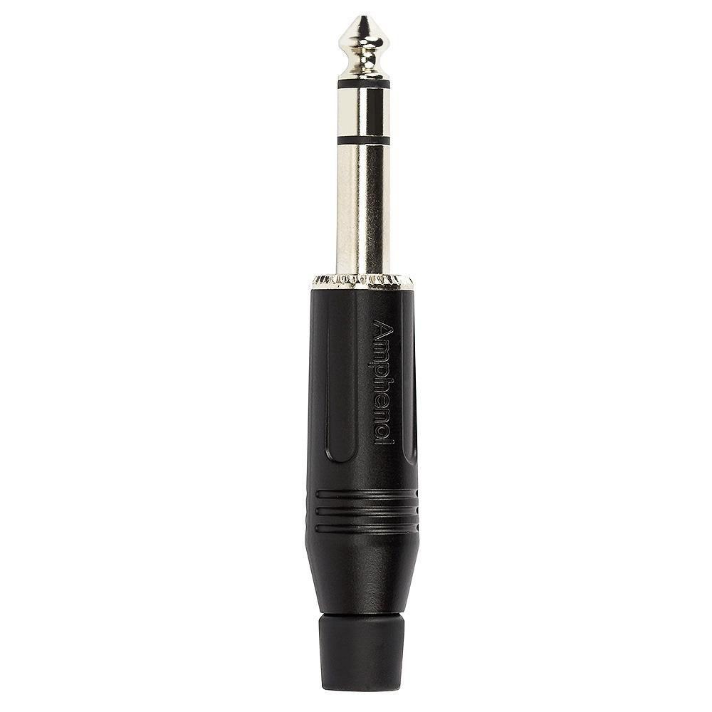 Plug P10 Estereo Black Acpm-Gb - Amphenol Estereo