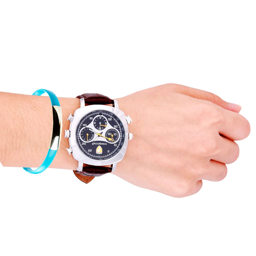 Pulseira Carregador via USB celular Android - Preto - Imagem 3