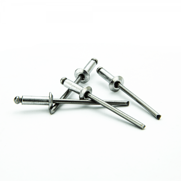 Rebite Repuxo Aluminio 3,2x10 MM Polido Belenus - 1000 un - Imagem 2