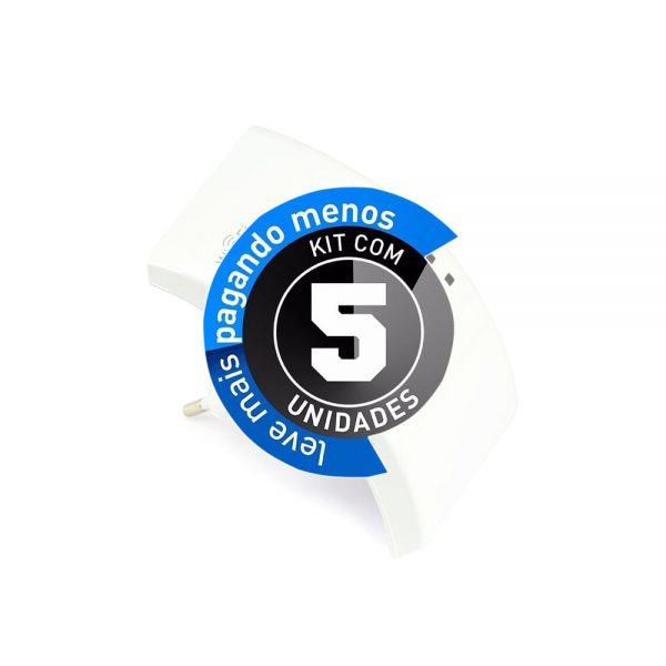 Repetidor de Sinal Wifi 300Mbps N Wifi Repeater - Kit com 5 - Imagem 2