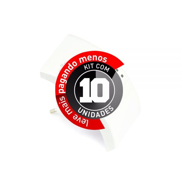 Repetidor de Sinal Wifi 300Mbps N Wifi Repeater - Kit com 10 - Imagem 2