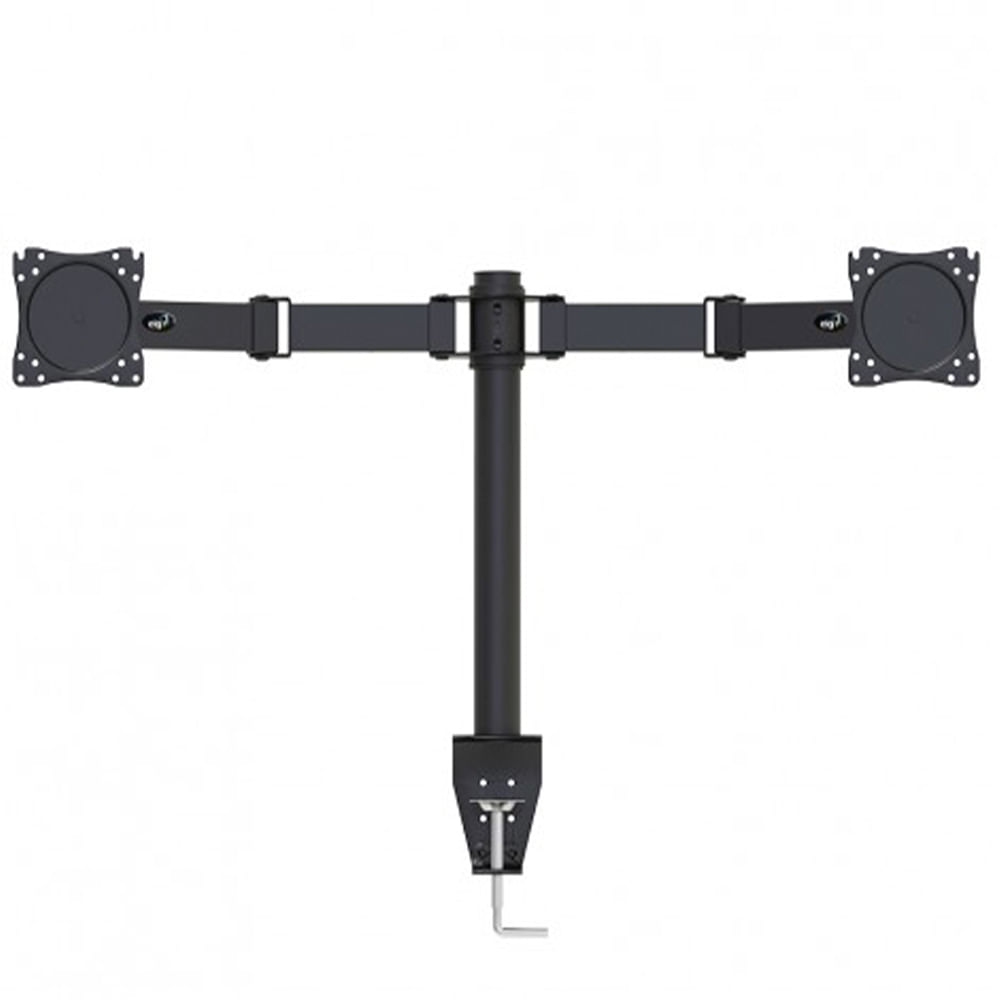 Suporte Torre Multiarticulado Mesa P/ 2 Monitores 14" à 27"