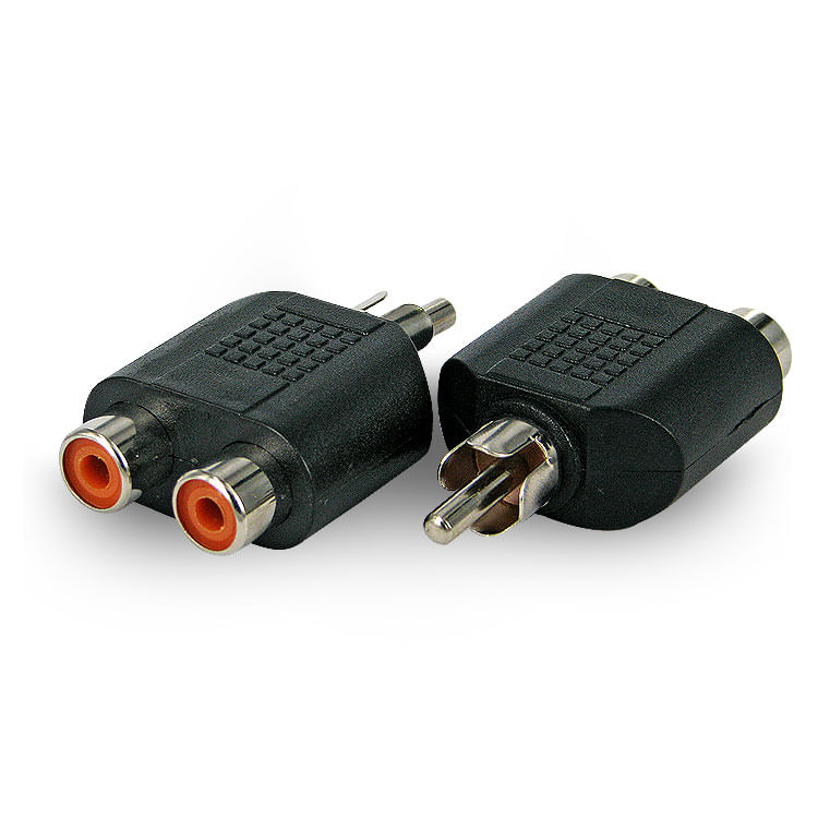 Adaptador 1 RCA pra 2 RCA