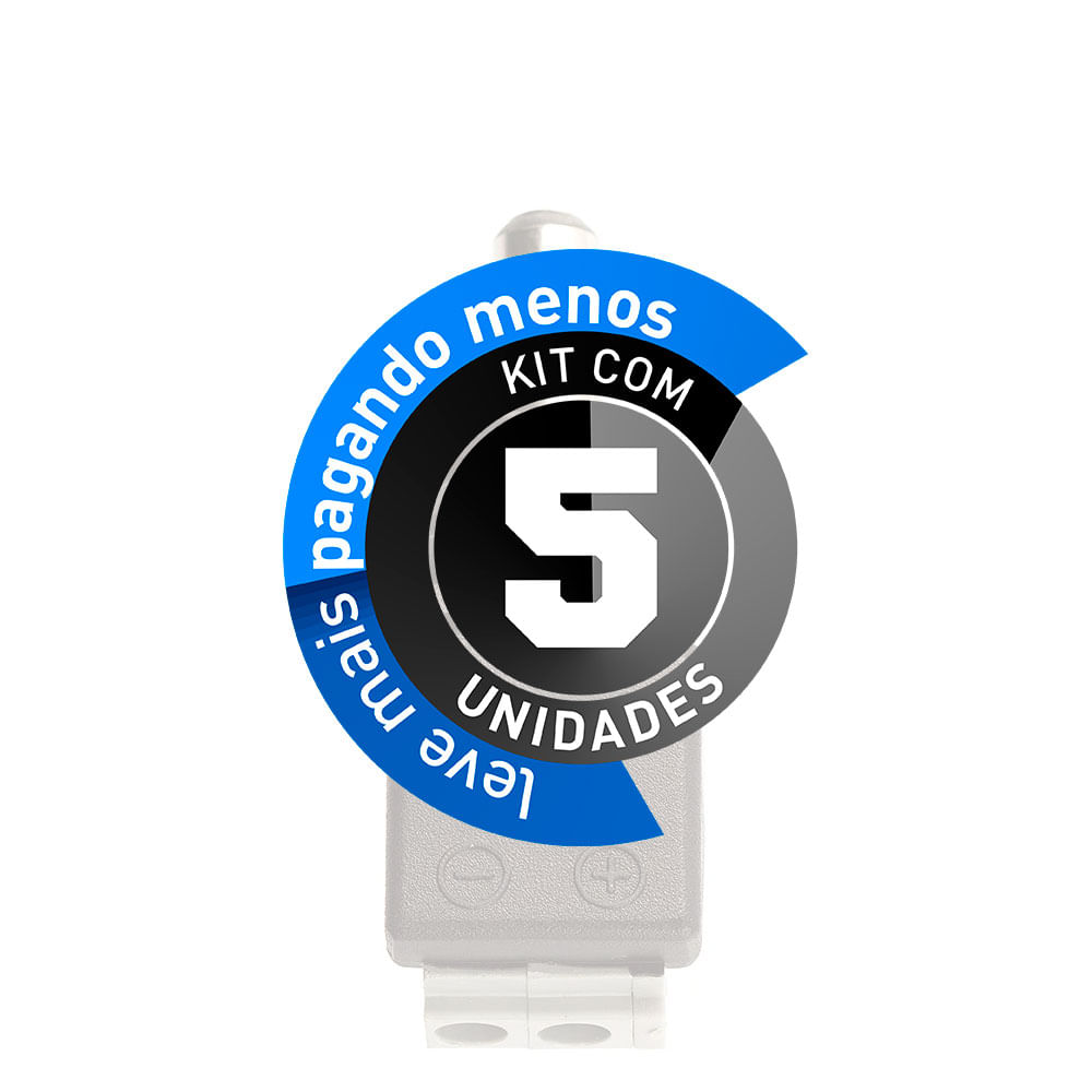 Adaptador Borne Pressão Plug P4 Macho - Kit com 5 - Imagem 2