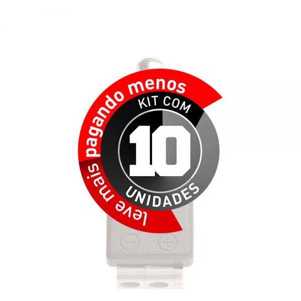 Adaptador Borne Pressão Plug P4 Macho - Kit com 10 - Imagem 2