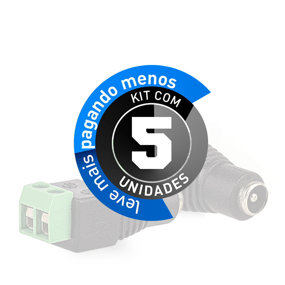 Adaptadores Borne Plug P4 Fêmea - Kit com 5 - Imagem 2