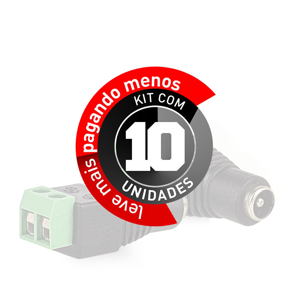 Adaptadores Borne Plug P4 Fêmea - Kit com 10 - Imagem 2