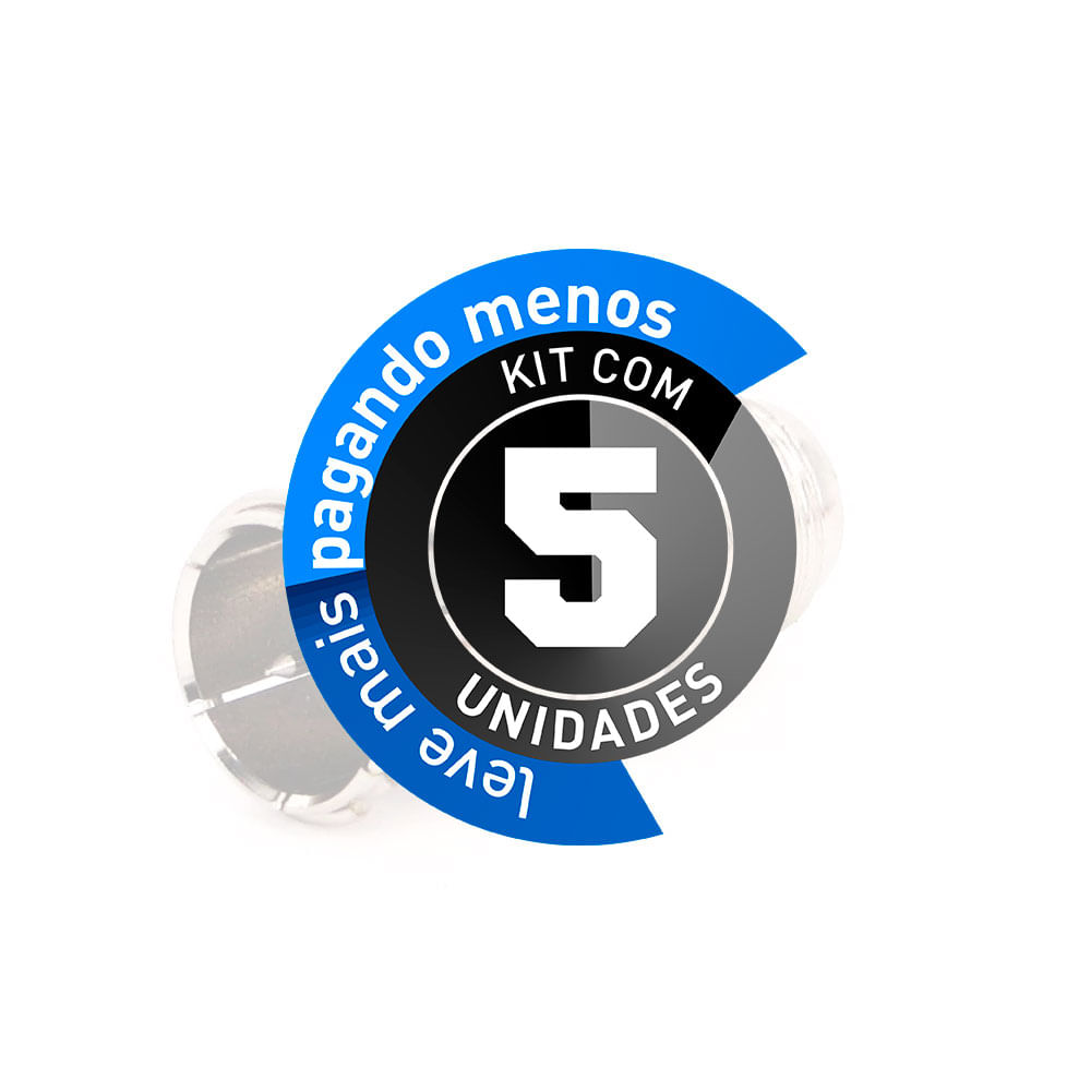 Adaptador Coaxial Engate Rápido - Kit com 5 - Imagem 2