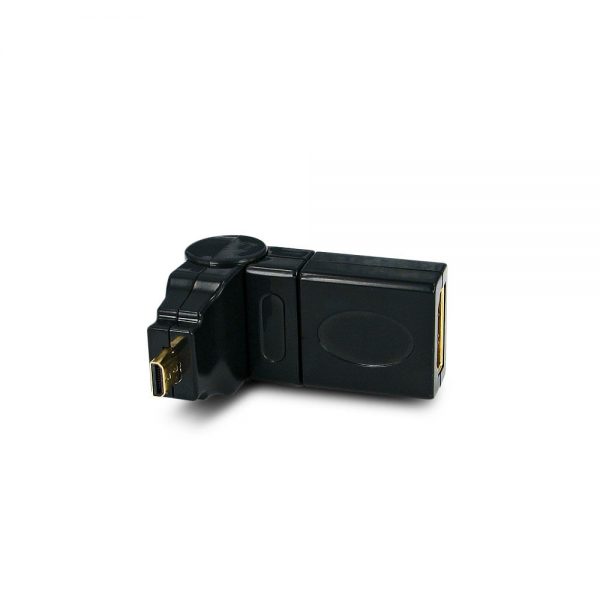 Adaptador HDMI Fêmea Para Micro HDMI - Macho 360º - Imagem 2