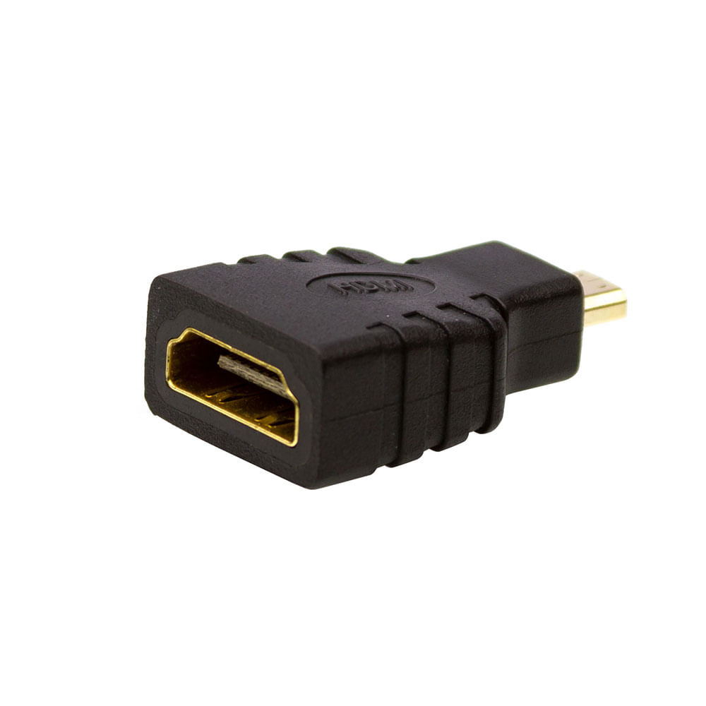 Adaptador HDMI Fêmea Para Micro HDMI - Macho - Imagem 2