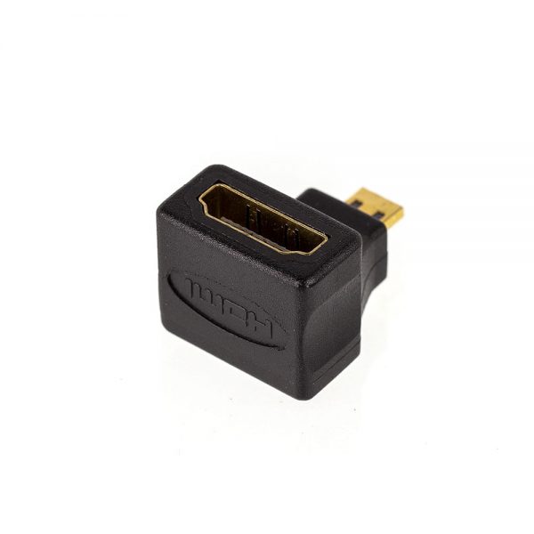 Adaptador Micro HDMI Macho para HDMI Fêmea 90° Graus - Imagem 2