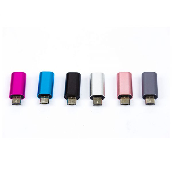 Adaptador Micro USB macho pra USB Tipo C Fêmea - Imagem 3