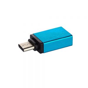 Adaptador USB-C 3.0 com Função OTG - Azul