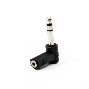 Adaptador P2 para P10 Estereo 90° Estereo