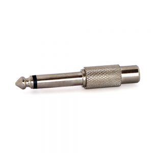 Adaptador RCA Fêmea Para P10 - Macho