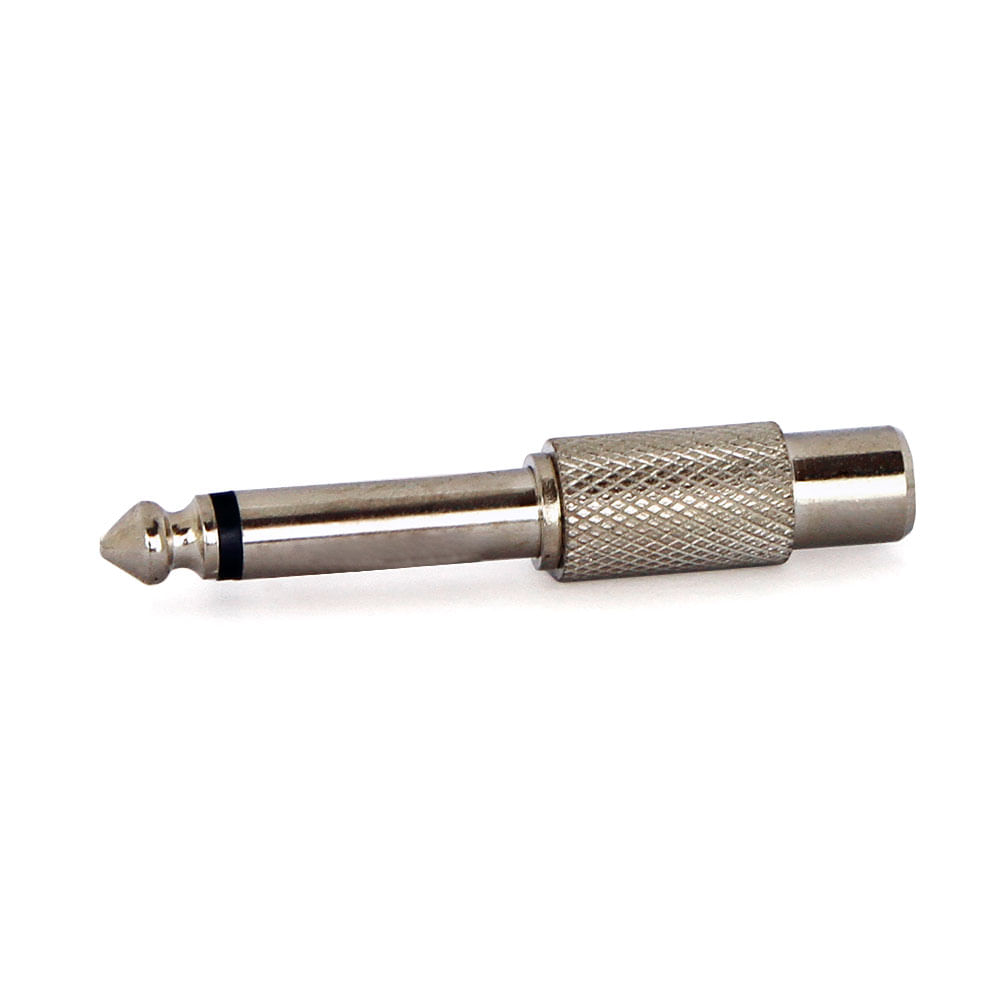 Adaptador RCA Fêmea Para P10 - Macho