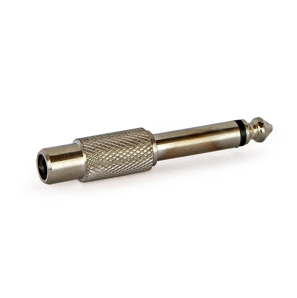 Adaptador RCA Fêmea Para P10 - Macho - Imagem 2