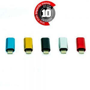 Adaptadores USB-C para iPhone - Kit com 10
