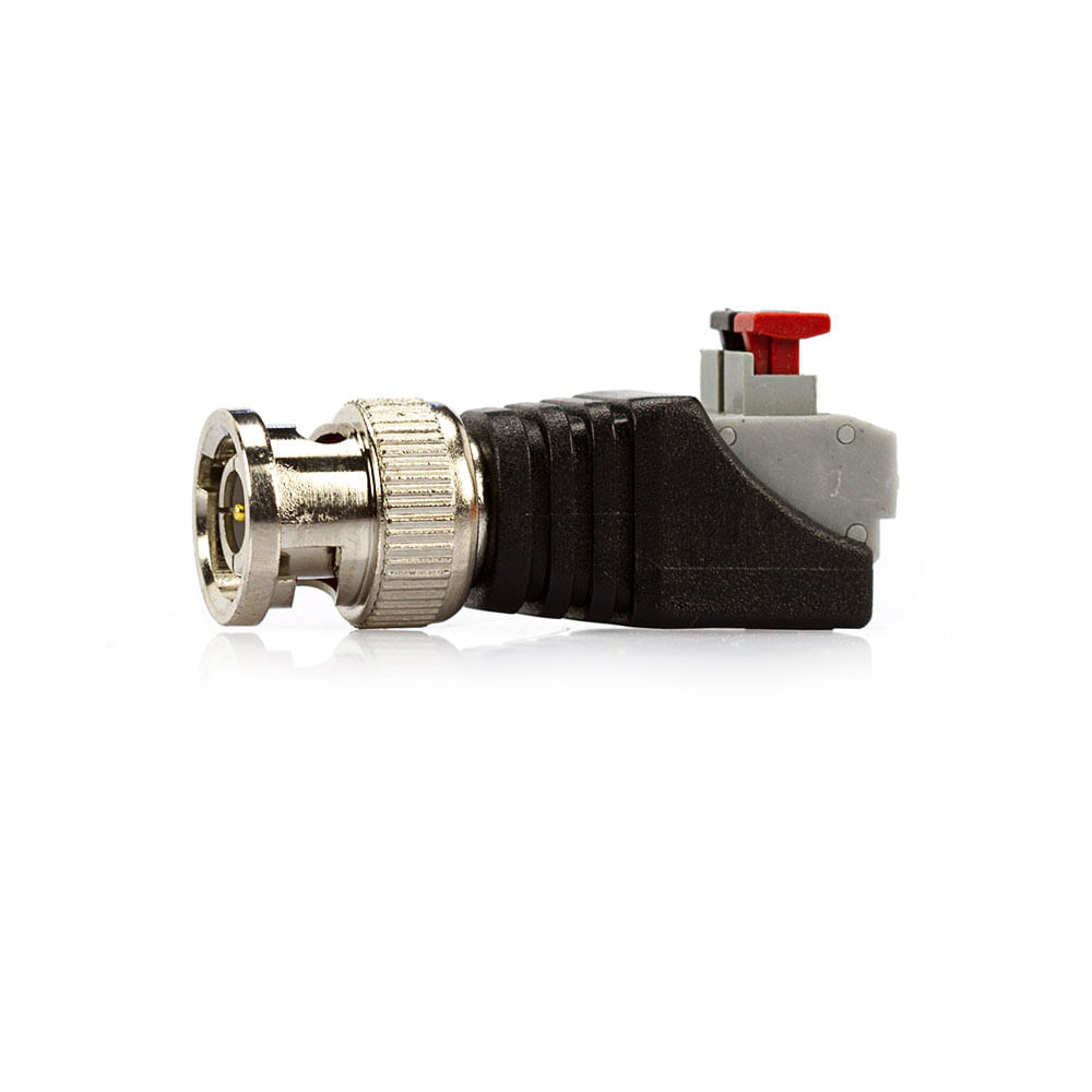 Adaptador Borne Pressão Plug BNC - Macho
