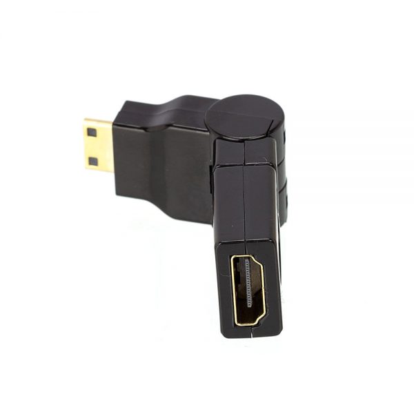 Adaptador Rotativo Mini HDMI para HDMI - Imagem 2