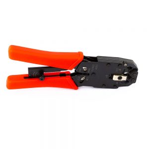 Alicate de Crimpar RJ45 Profissional - Vermelho