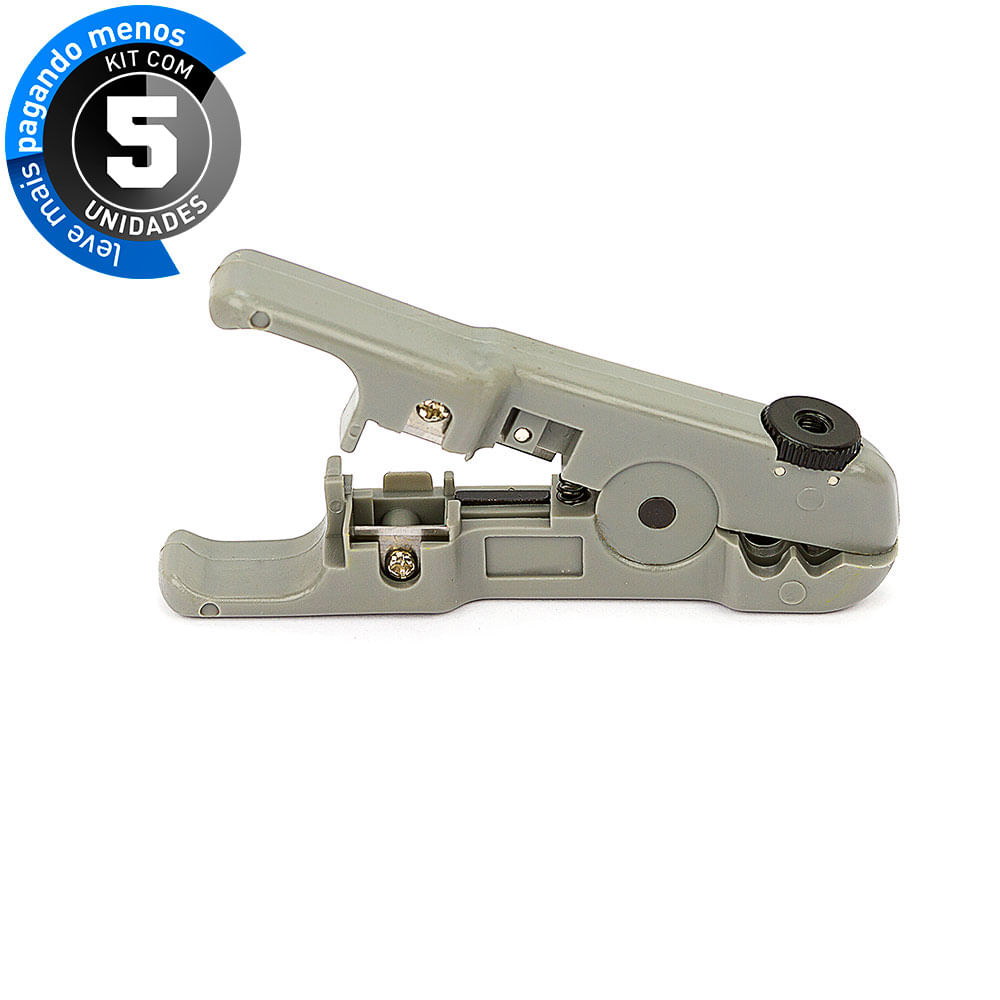 Alicates Decapador Universal de Cabos de Rede - Kit com 5