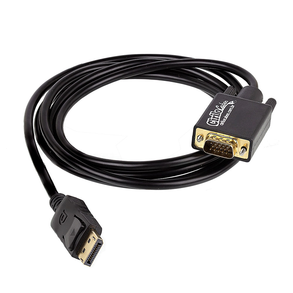 Cabo Adaptador Displayport para VGA - Macho