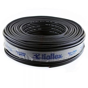 Cabo Coaxial Digital 75 OHMS Blindado Cristal - 25 Metros