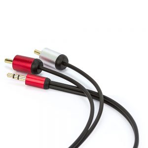 Cabo Conector P2 Estéreo para RCA Profissional -
 3 Metros