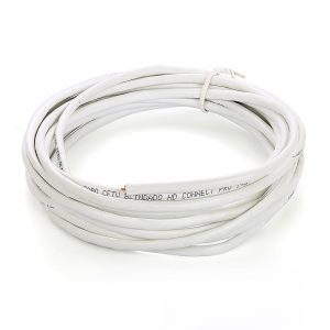 Cabo de Rede Blindado Cat5e Branco - 4 Metros