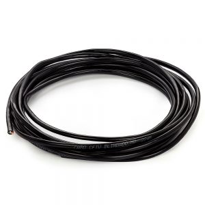 Cabo de Rede Blindado Cat5e Preto - 1 Metro