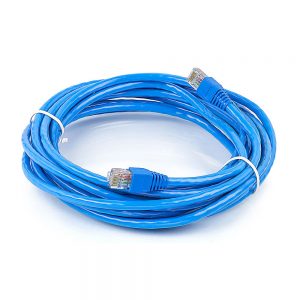 Patch Cord Cat5e Montado Azul - 4 Metros