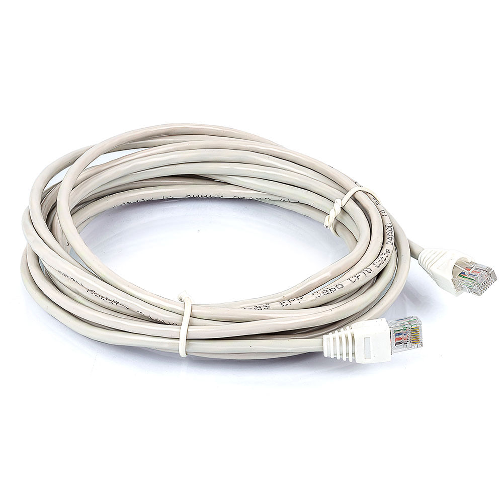 Patch Cord Cat5e Montado Branco - 40 Metros