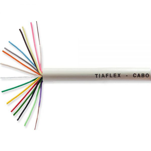 Cabo Manga 16x26 AWG - sem Blindagem 
 Preto - 50 Metros
