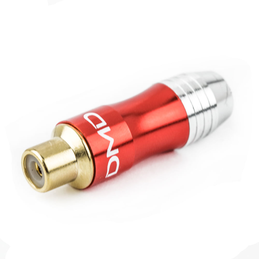 Conector RCA Fêmea Varias Cores - Vermelho