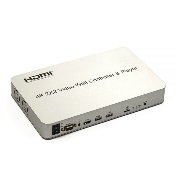 Vídeo Wall Controlador 2X2, 4K, 4 Telas, USB, HDMI - Imagem 3