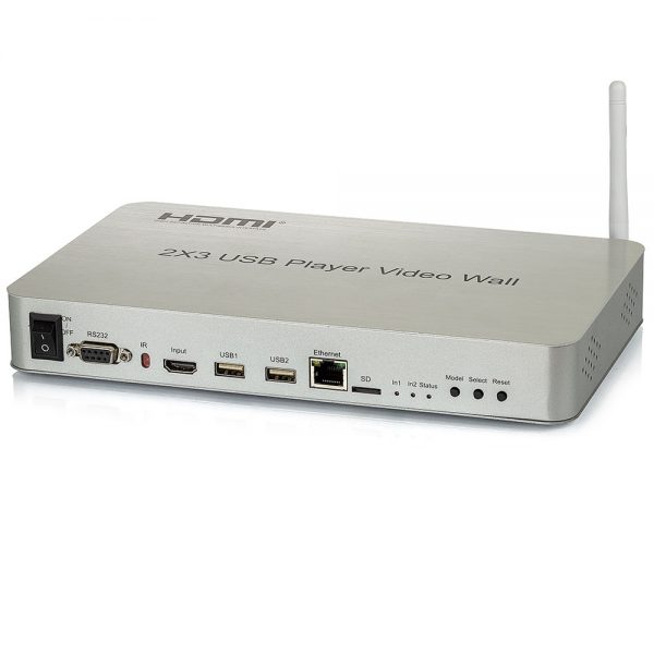 Vídeo Wall Controlador 2x3 - 4K - 6 Telas USB HDMI - Imagem 3