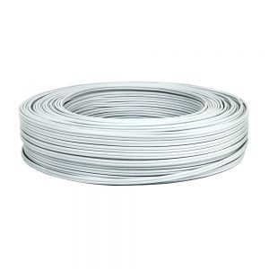 Cordão Paralelo Elétrico 2x1 Branco - 50 Metros