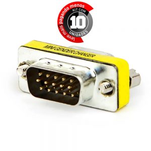 Emenda VGA Macho - Kit com 10