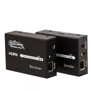 Extensor HDMI 30 Metros - Cat5e Cat-6 - 3D, 1080P