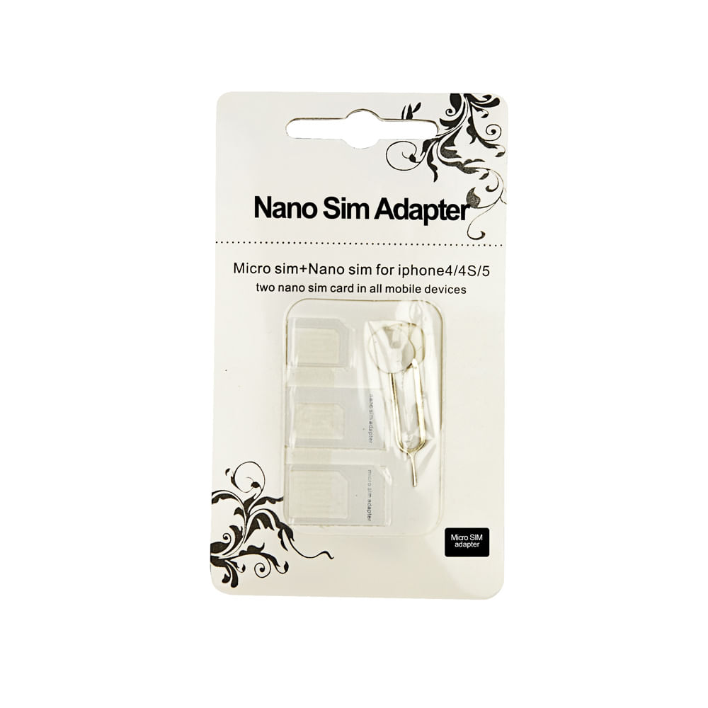Adaptador de Chip Nano Sim - iPhone 4/4S/5