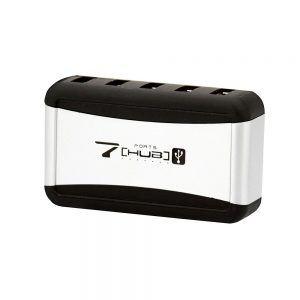 HUB 7 Portas USB 2.0 Com Fonte de Energia