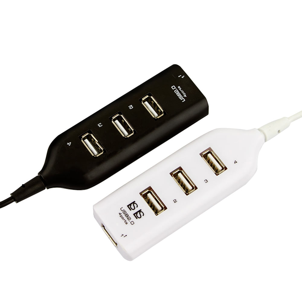HUB USB 4 Portas - Preto