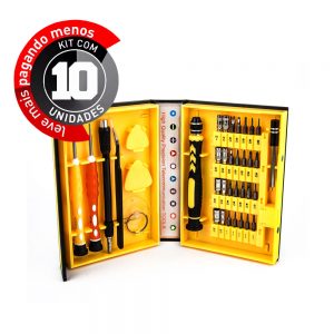 Jogo de Chaves de Precisão - 38 Peças - Kit com 10