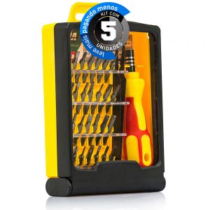 Jogo de Chave de Precisão, 32 Peças - TE-6032A - Kit com 5